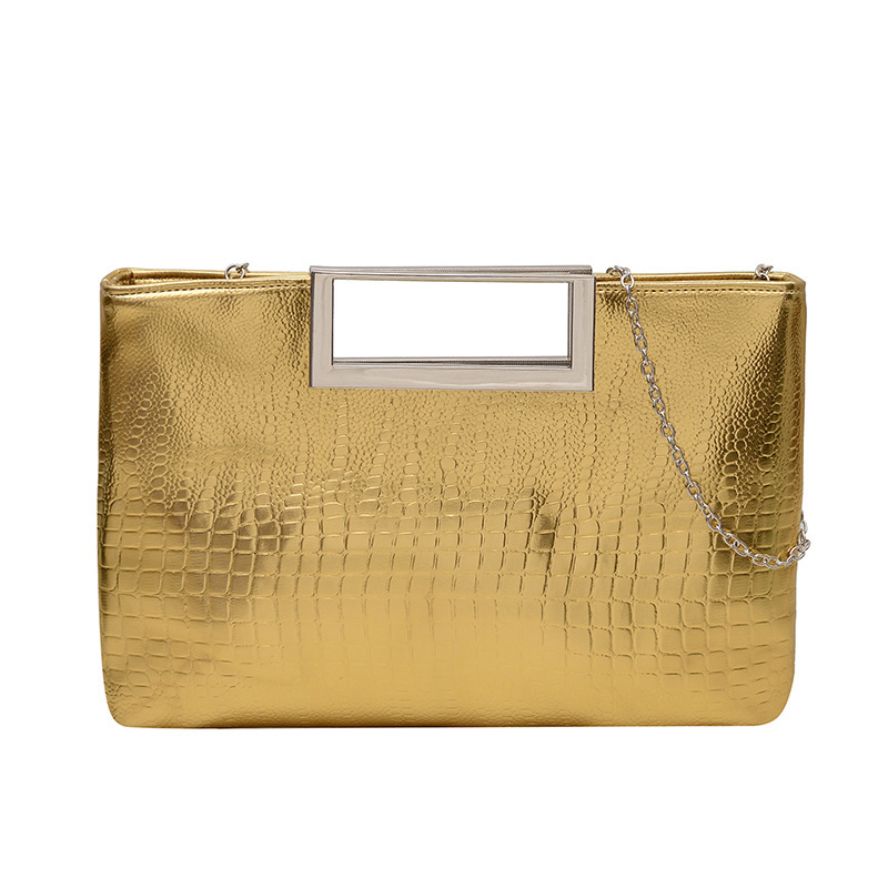 Free Shipping Designer Bag Women's 2025 New Crocodile Pattern Temperament Women's Chain Shoulder Crossbody Bag Handbag