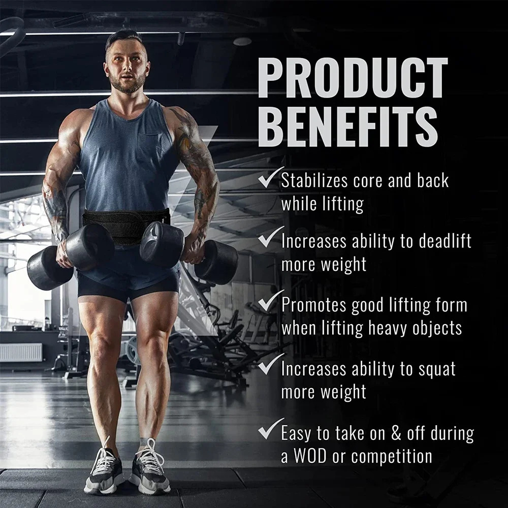 Sports Fitness Weight Waist Belts Gym Workout Lumbar Back Support Power Strength Training Squat Weight 250604