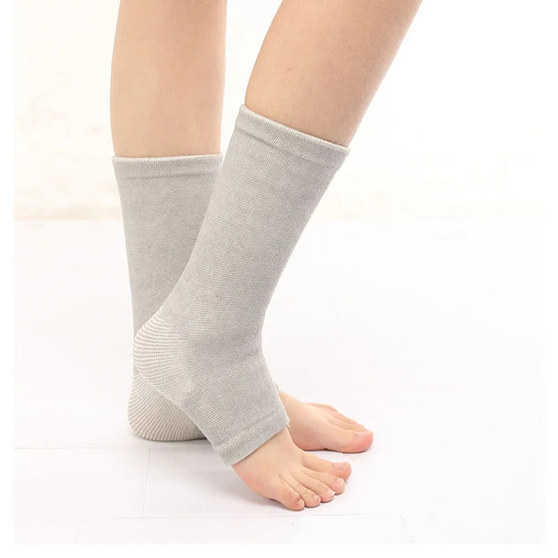 1 Pairs Bamboo Warm Foot Sleeve Fitness Ankle Pads Four Seasons Breathable Protection Support Wraps For Man Women 250530