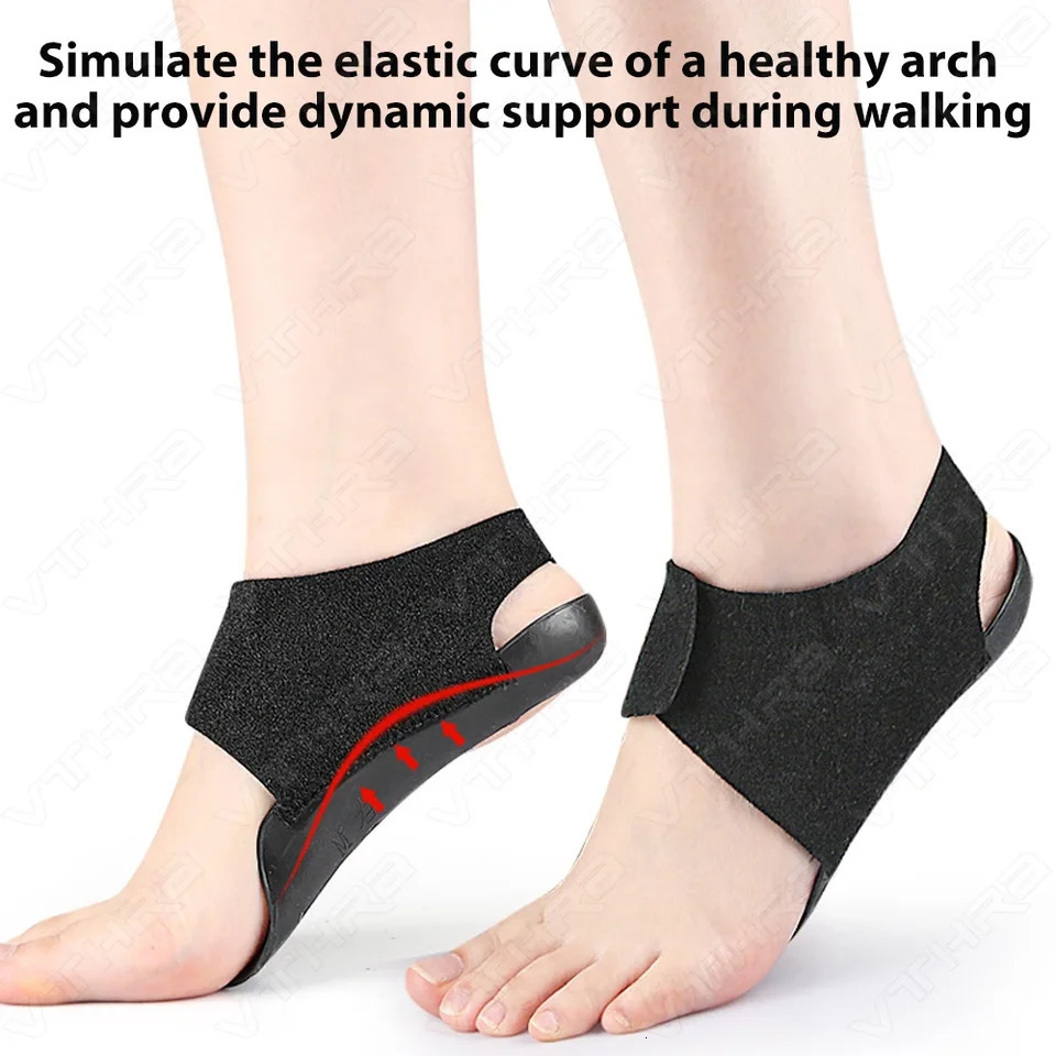 VTHRA Arch Support Orthopedic Insole For Walk With Arch Half Pad X/O Type Leg With Self-Adhesive Strap Wearable Shoe Heel Cover 250528