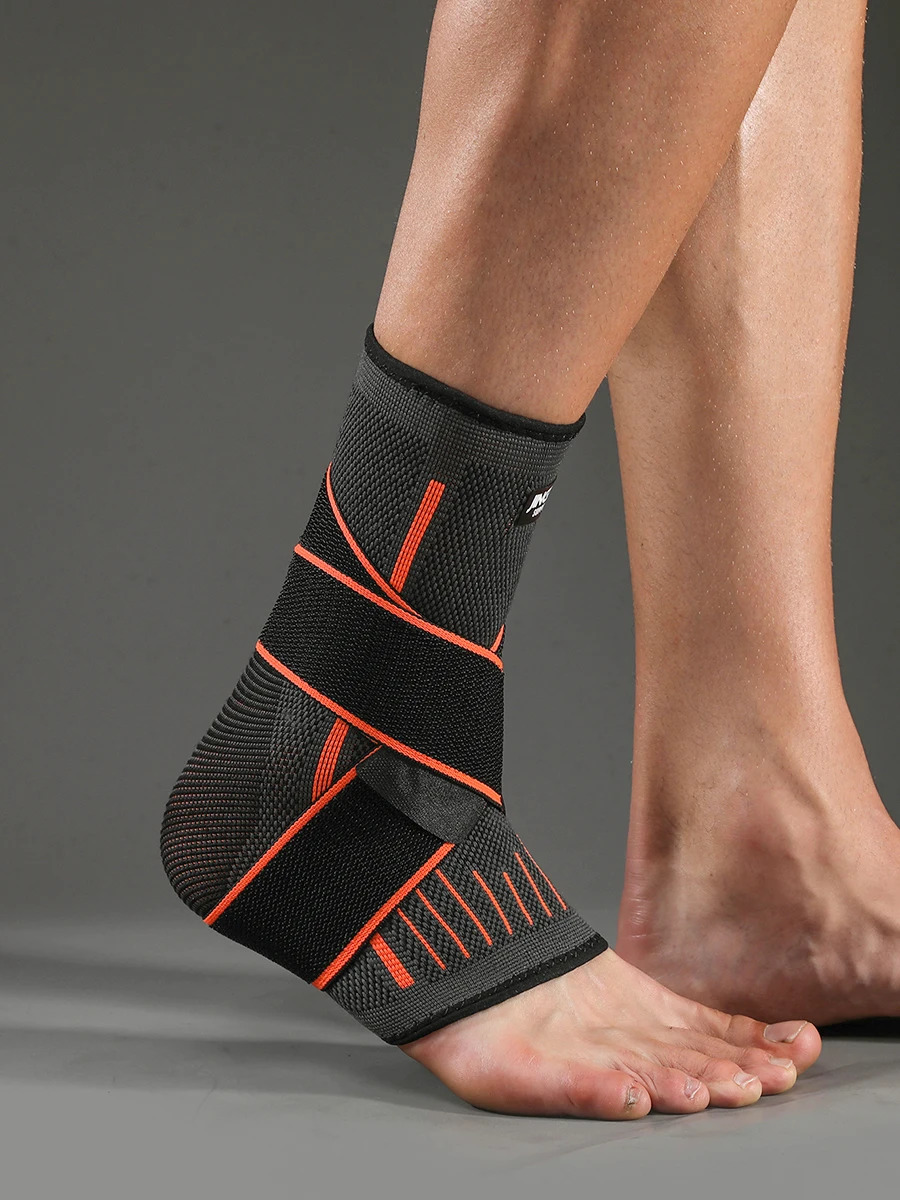 1 Pc Ankle Brace Compression Sleeve with Adjustable Straps Arch Support Foot Stabilizer 250530