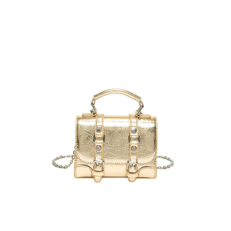 Korean Style designer Niche Handbag Autumn Winter New Women's Bag Personality shopping bag Handheld Free shipping Pattern Shoulder Bag Mini Chain