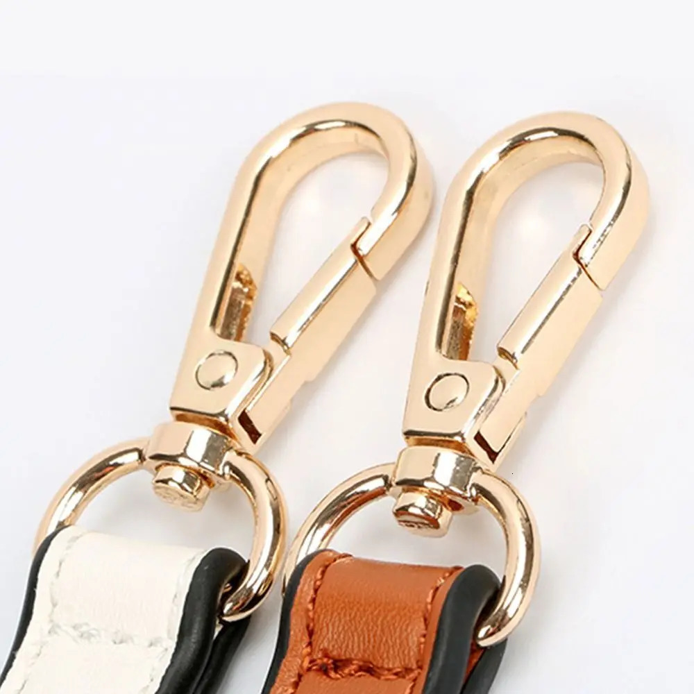 Leather Bag Strap Handbags Handles For Handbag Short Bag Strap Purse Strap Golden Buckle Replacement Bag Belt Band 250530