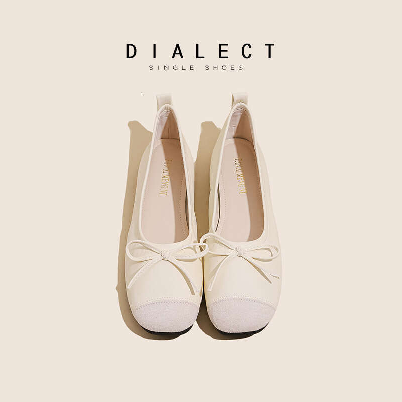 Ballet Loafers 2025 New Spring Gentle Temperament Fairy Slip-On Soft Flat Shallow Mouth Single Shoes