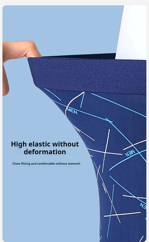 6Pcs Mens Sexy Underwear Boxers Mens Short Soft Comfortable Breathable Fashion Antibacterial Trunks Fitness Running Man Shorts 250530