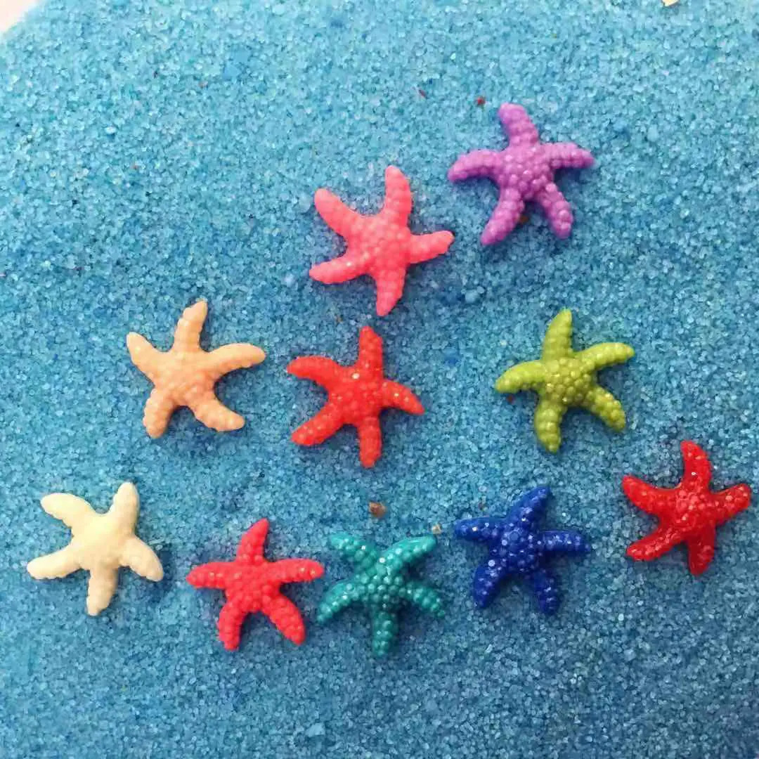 10pcs Aquarium Artificial Starfish Pink Emulational Coral Fish Tank Polyresin Starfish Decoration Sea Star Shape Ornament 250530