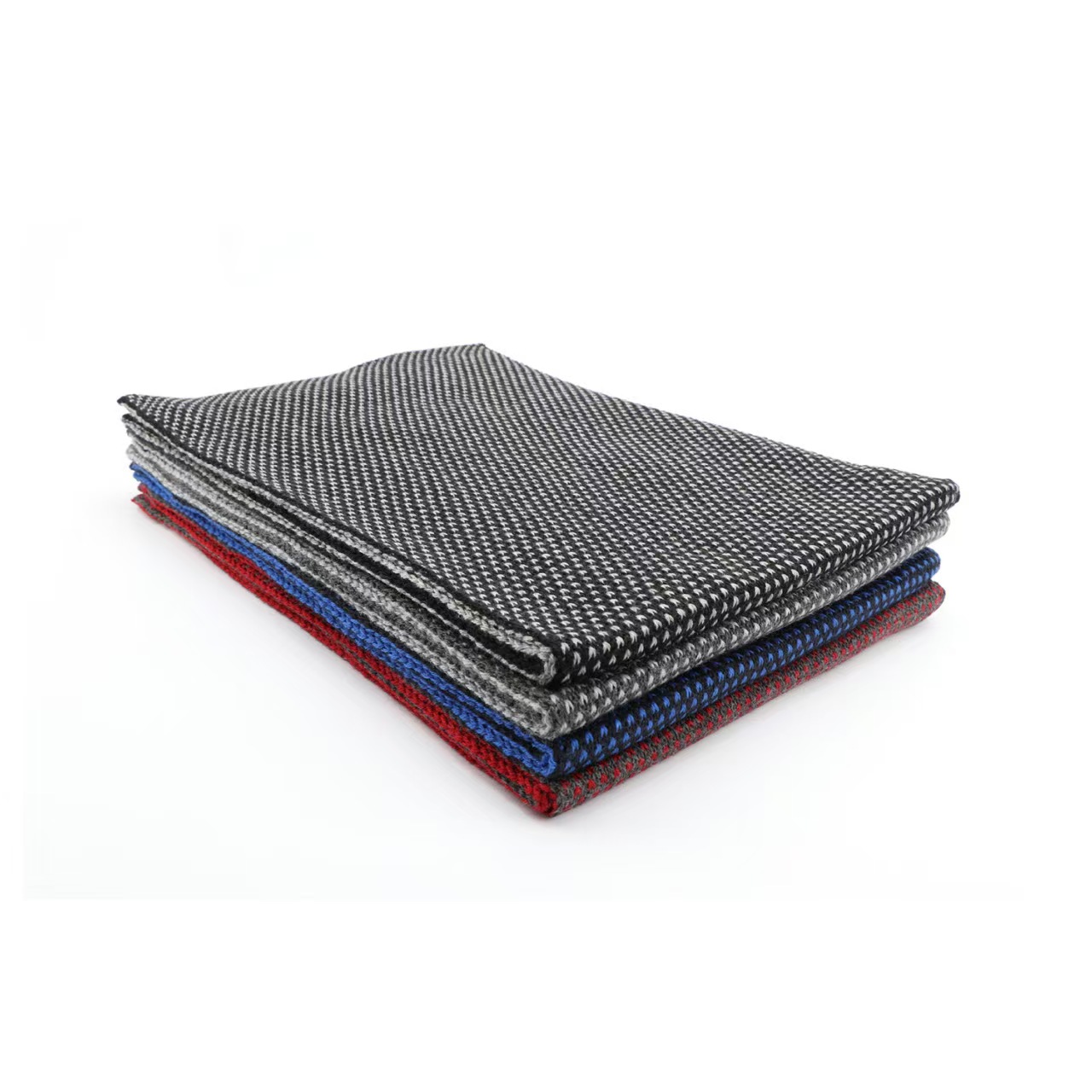 T861 knitted wool scarf winter warm leisure high-end scarf wool acrylic blended knitted scarf