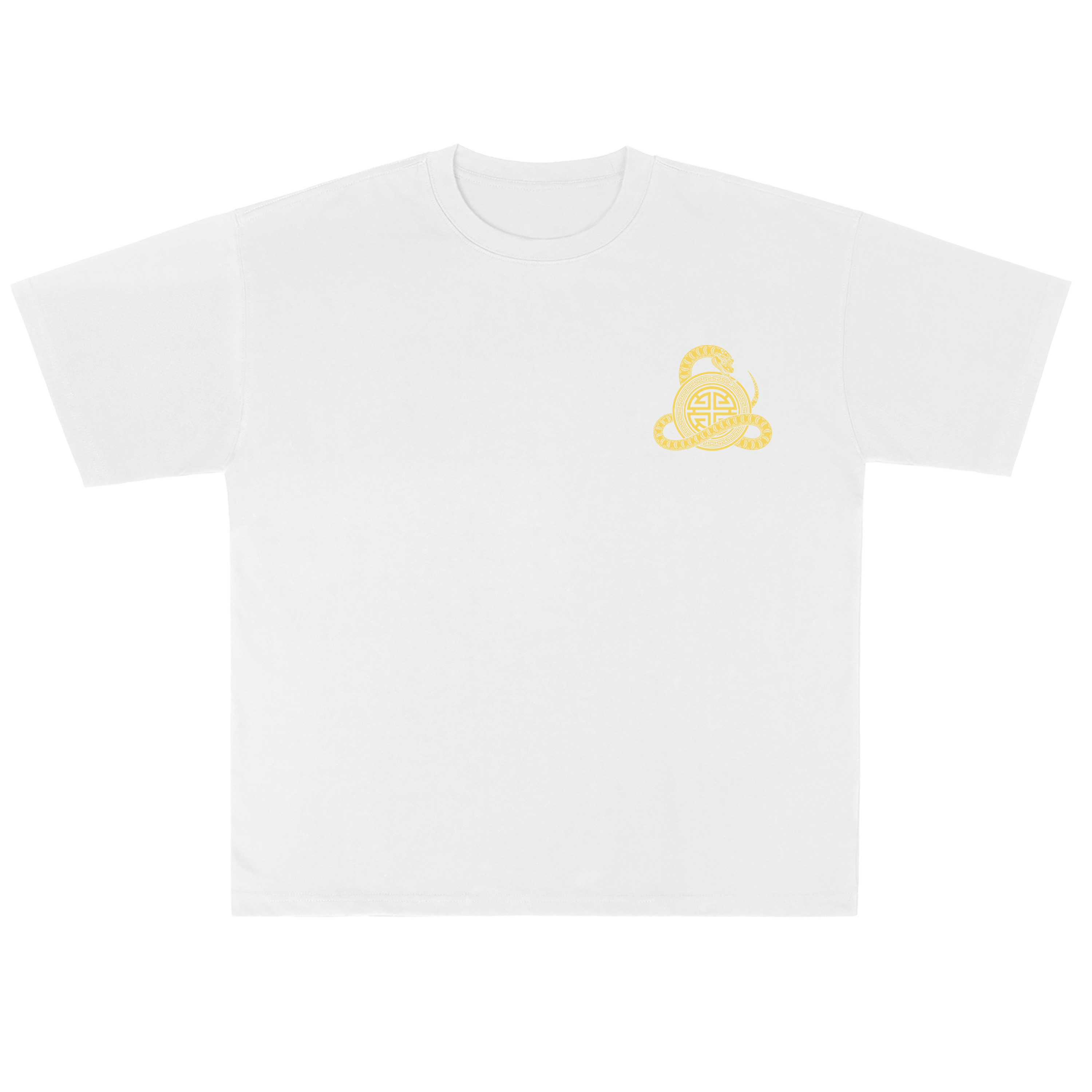 T-shirt men's top designer cotton T-shirt gold snake short sleeved clothing high-quality fashionable T-shirt