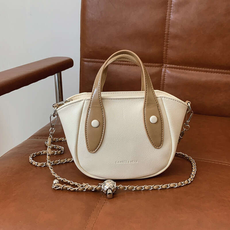 2025 Summer New Fashion Stylish Single Shoulder Crossbody Textured Personality Simple Casual Trendy Popular Women's Bag