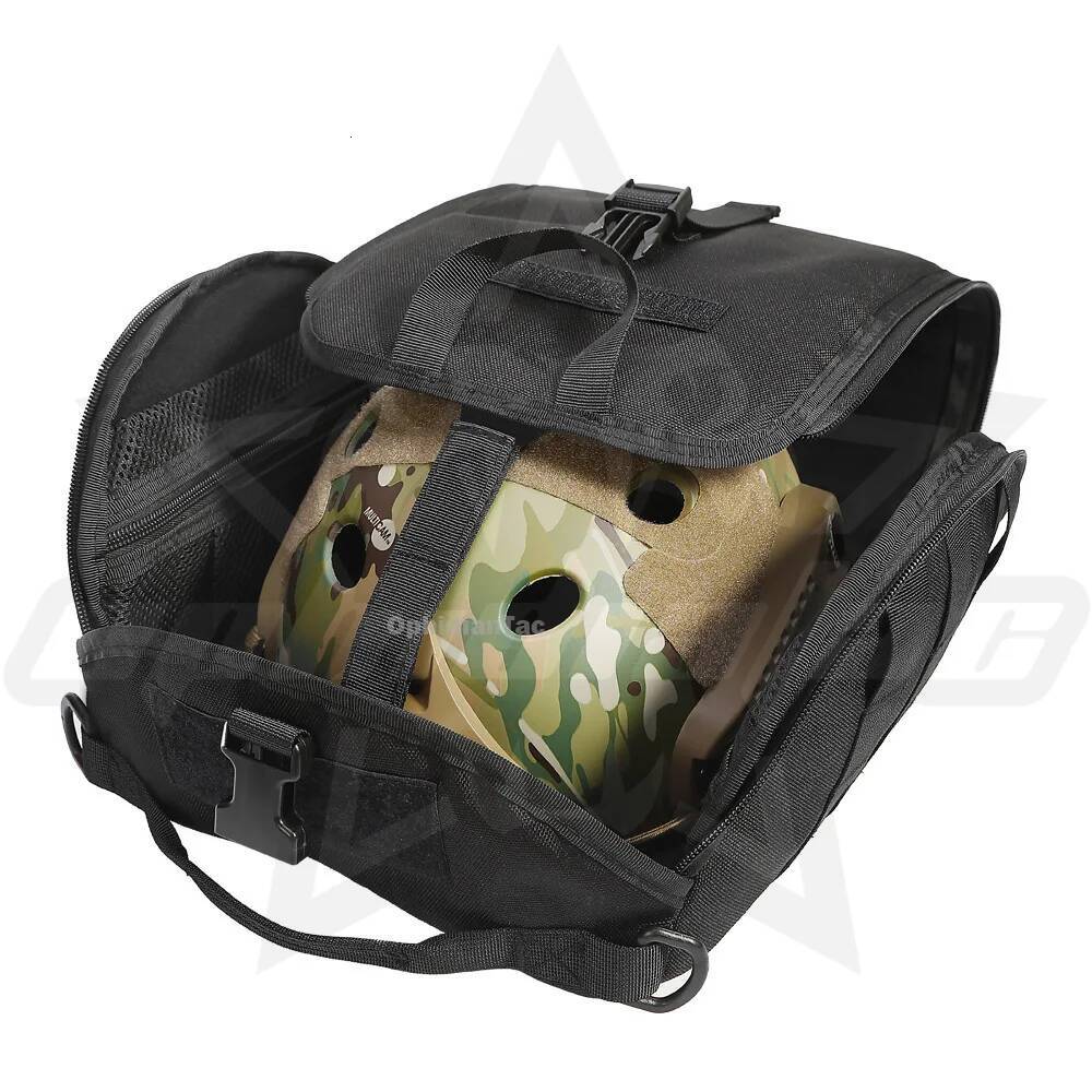 OPHIDIAN Airsoft Fast Cover MICH Helmet Anti-virus Carrier Mask Outdoor Storage Molle Bag Gear