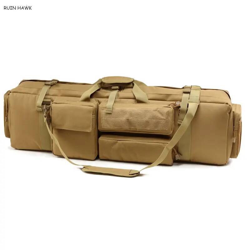 M249 Tactical Hunting Rifle Heavy Duty Carry Bag 1000D Oxford Paintball Airsoft Air Gun Case With Shoulder Strap