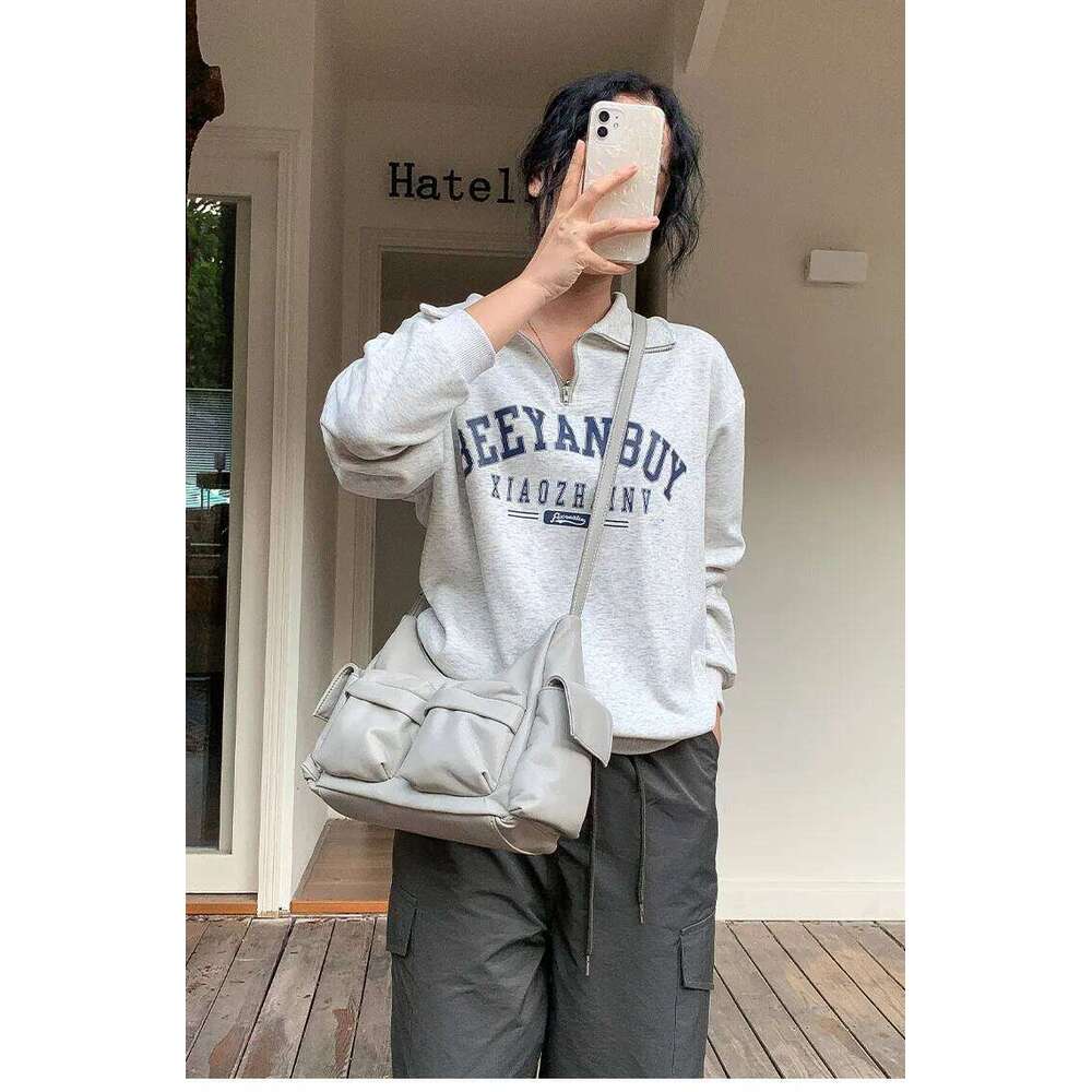 Vintage Crossbody For Women Messenger Large Capacity Soft PU Leather Multiple Pockets Female Shoulder Bag Black Bolsas