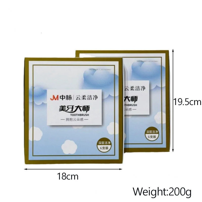 Cleaning Toothbrush For Adults Gift Set Soft Brush 6 Colors Individual Packing Convenient To Carry Use During Travel 250528