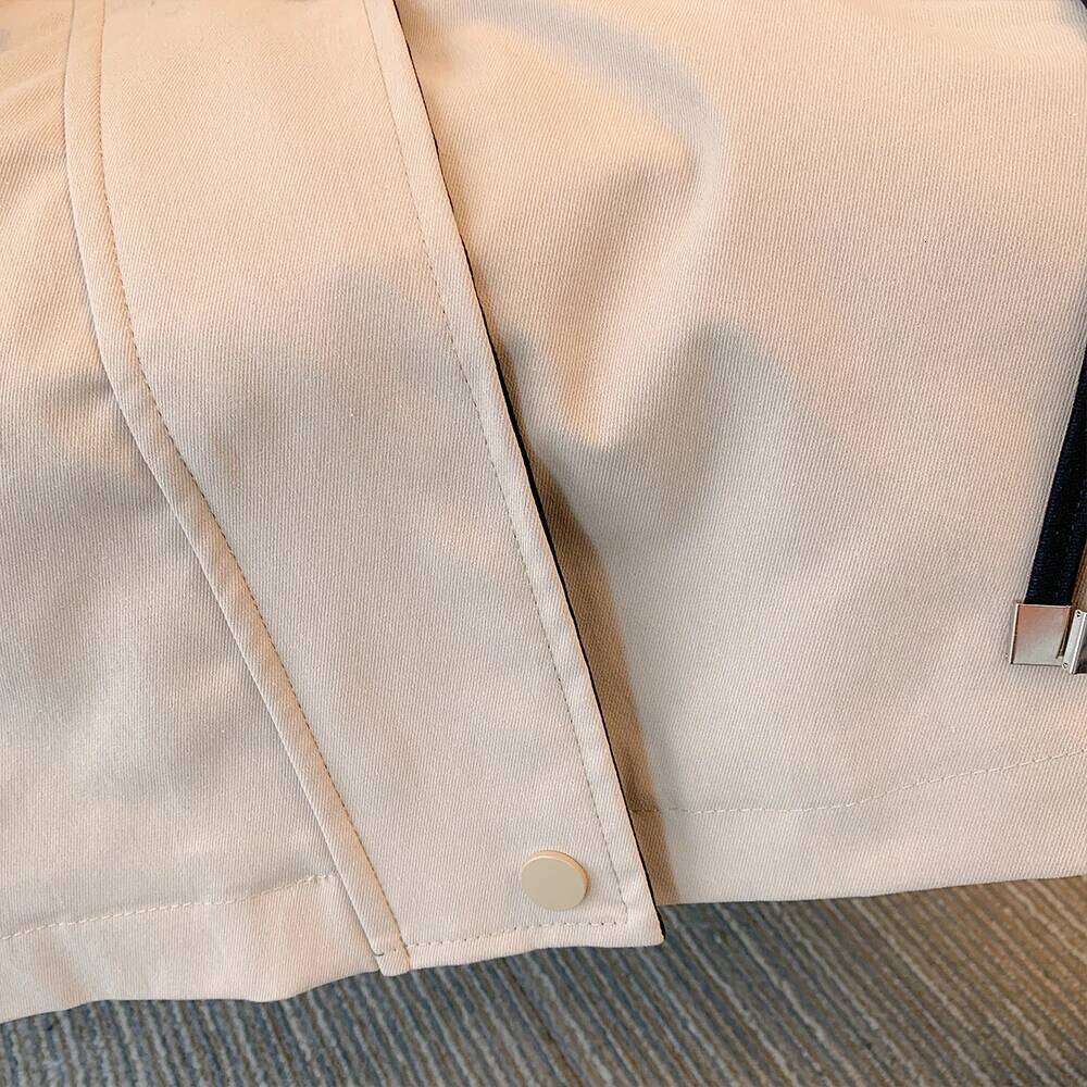 Plus Size Autumn Winter Casual Long Coat Loose and Comfortable Solid Color Storm Jacket 2024 New Women's Clothing High quality, fashionable, luxu