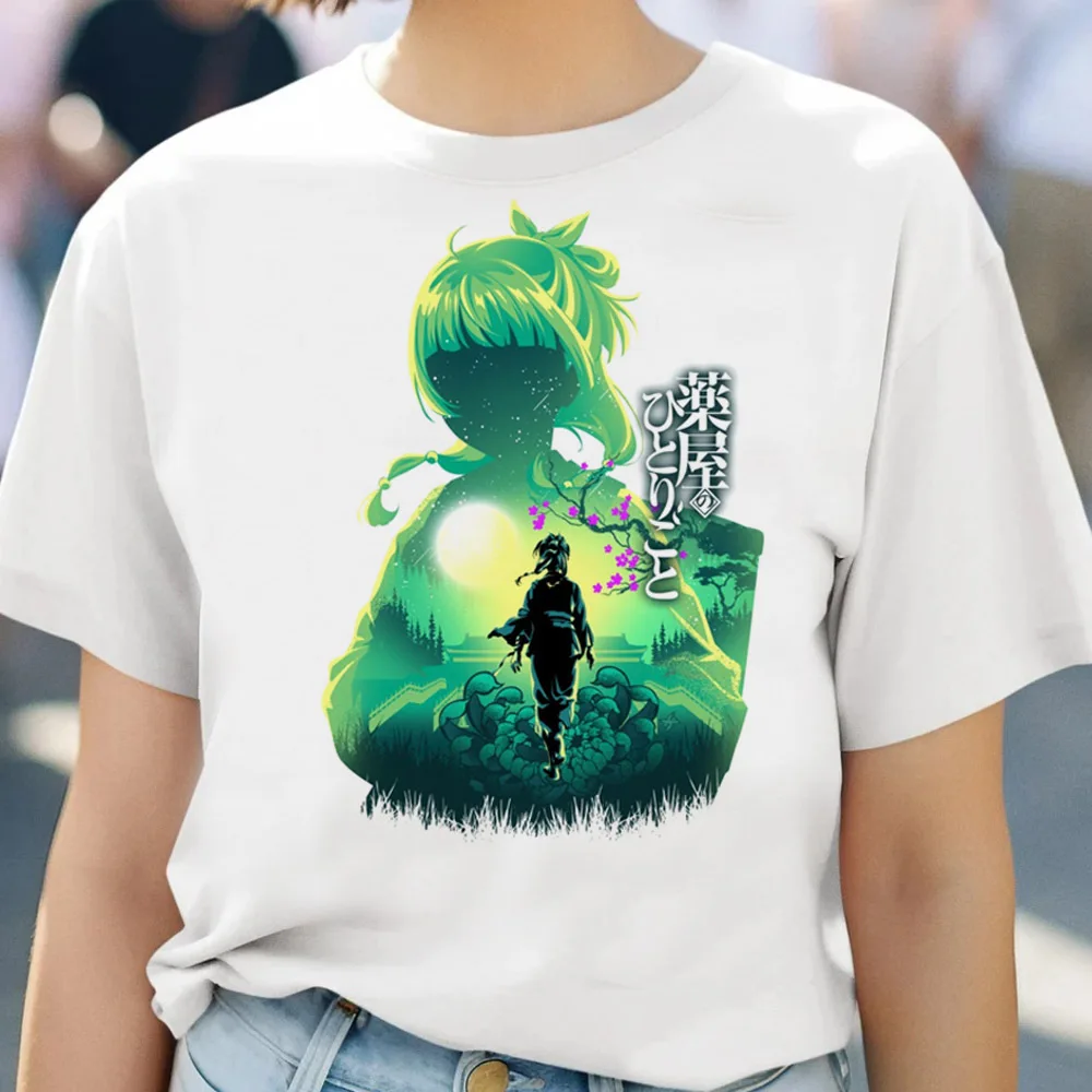 Apothecary Diaries shirt girl korean clothes 80s hip hop Digital University Gothic t-shirt Y2k Punk harajuku Comfortable