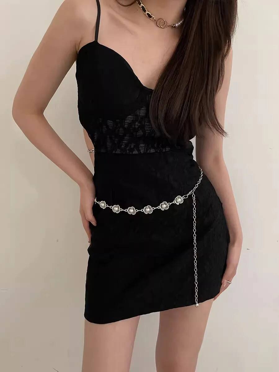 Small Fragrant Wind Waist Chain Female Decoration With Skirt New Summer Dia Belt Han Clothing JK Uniform Accessories