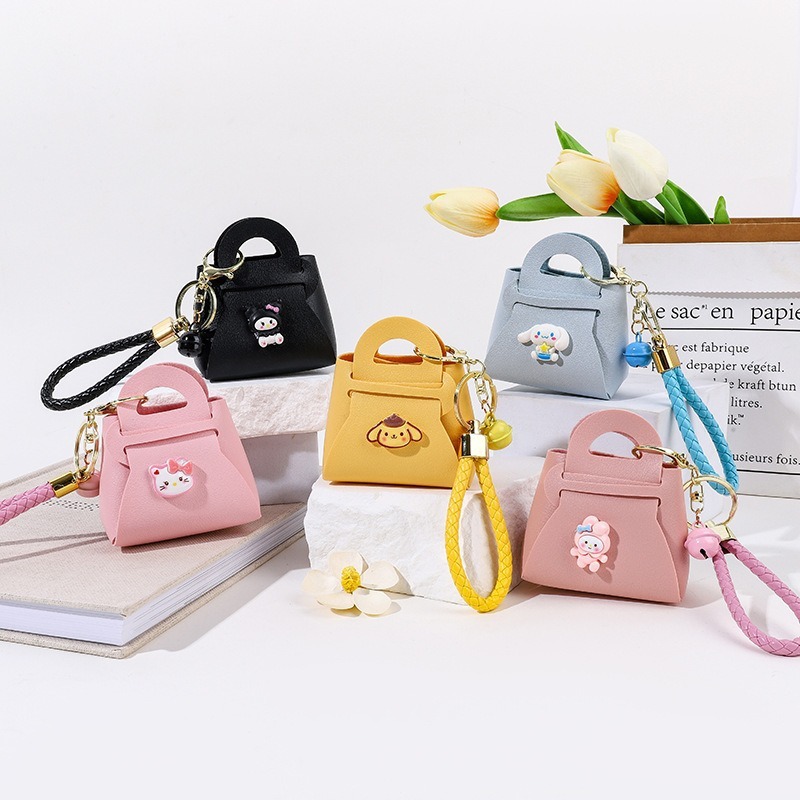 New Fashion Women s Coin fashion Wallet Leather Keychain Style Cartoon Small Bag Pendant Bag fashion Designer Women s Fashion Wallet Handbag