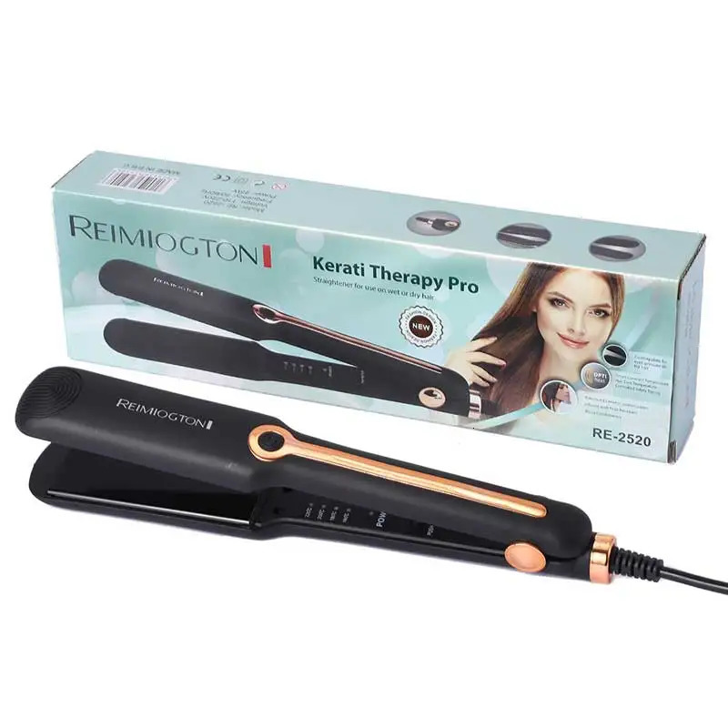 Professional Hair Straightener Curling Iron Ceramic Flat Iron Negative Ion Wide Plate Temperature Adjustable Hair Straightener 250529