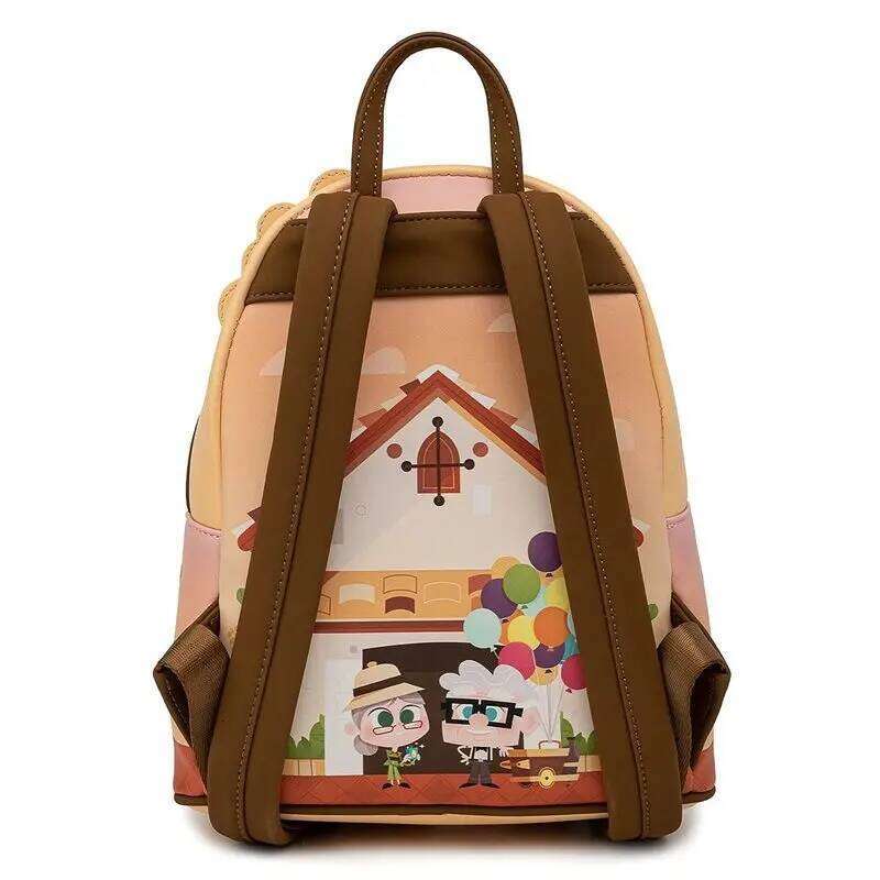 Designer Bag Loungefly Pixar Up Working Buddies Womens Double Strap Shoulder Bag Purse School Cute Cartoon Girl Backpack Gift