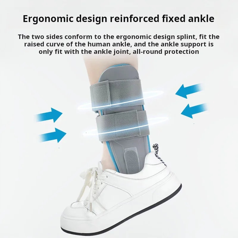 Ankle BraceStirrup Splint Adjustable Rigid Stabilizer for Sprains Tendonitis PostOp Cast Support and Injury Protection 250530
