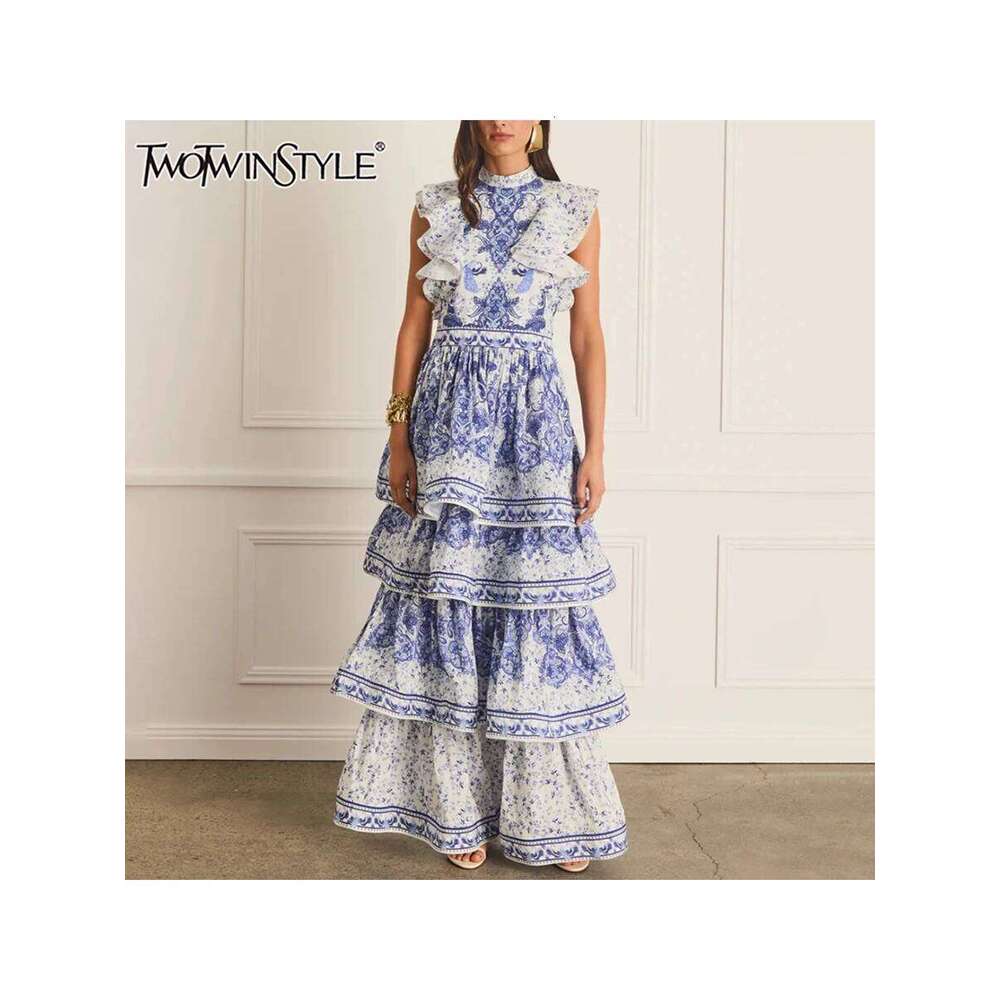 TWOTWINSTYLE Solid Hollow Out Slimming Dresses For Women Slash Neck Long Sleeve High Waist Bodycon Dress Female Fashion Style