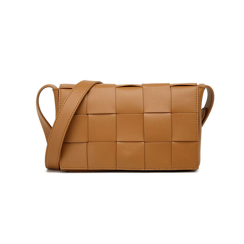Crossbody Women, Autumn and Winter Atmosphere Woven Fashionable Casual Shoulder Bag, New High-end Simple Small Square Bag for Women