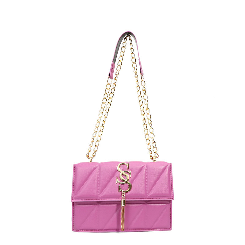 Free Shipping Designer Casual Retro Small Square Bag Niche Trend Crossbody Bag 2025 New Bag Womens Chain Simple Shoulder Bag, Women's Bag