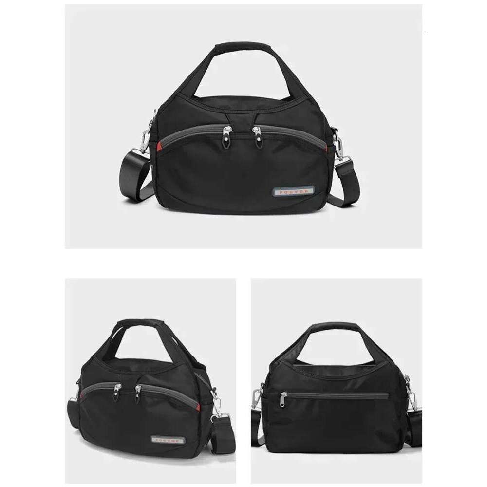 Fouvor Women's Nylon Bag 2025 New Fashion Large Capacity Shoulder Bags Oxford Handbag Ladies Casual Travel Canvas Tote 2587-10