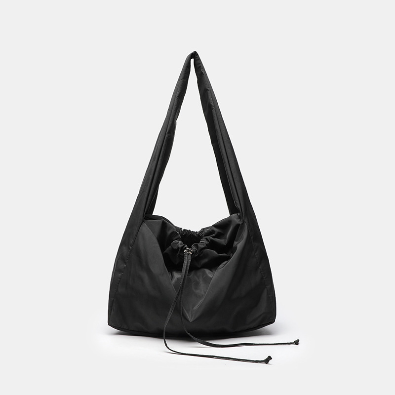 designer Crossbody Bag Black Nylon Canvas Bag Casual Cool Lazy Bag for Women Summer Large Capacity Versatile Underarm Shoulder Bag