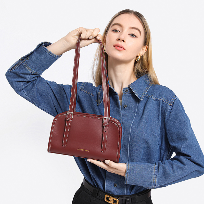 designer 2025 Spring New Crossbody Handbag Underarm Fashion Versatile Trendy Internet Celebrity Design High-Quality Texture Girlfriend Bag