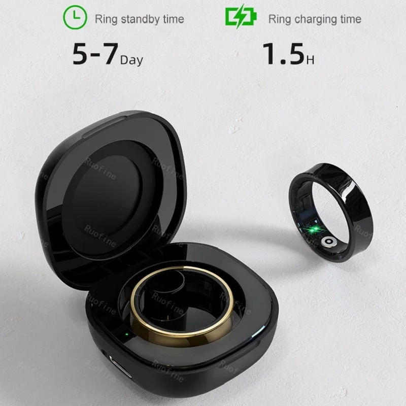 Qring R09 R06 Fitness Tracker Waterproof Connected Ring Man Remote Control Electronic Swimming Pool Arrival Smartring 250526