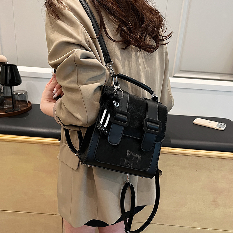 Designer Handheld Briefcase For Women Free Shipping New Korean Style Versatile Trendy Fashion Simple Backpack Niche Trend Shopping Bag Small Backpack