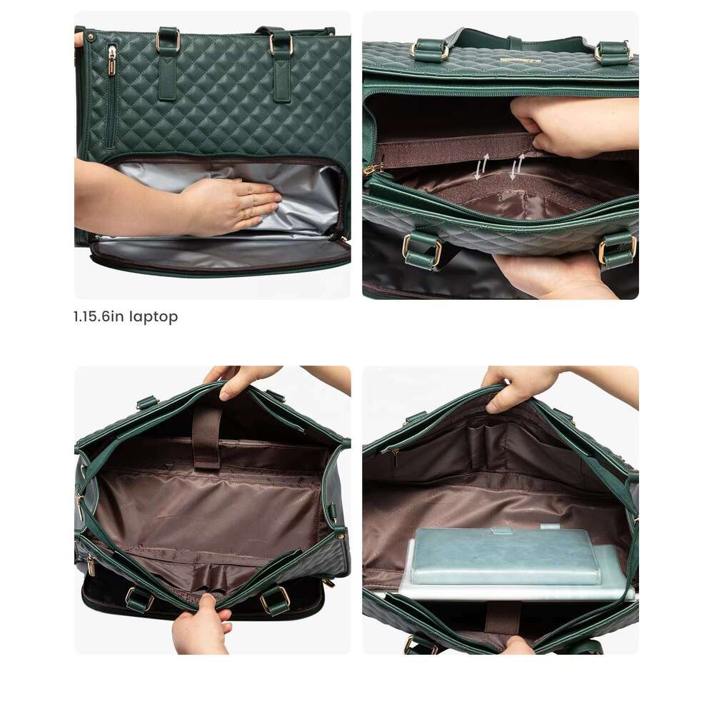 LOVEVOOK 2024 Custom Casual Ladies Shoulder Insulated Cooler Bags School Travel 15.6in Laptop Handbags Bag for Women 8b