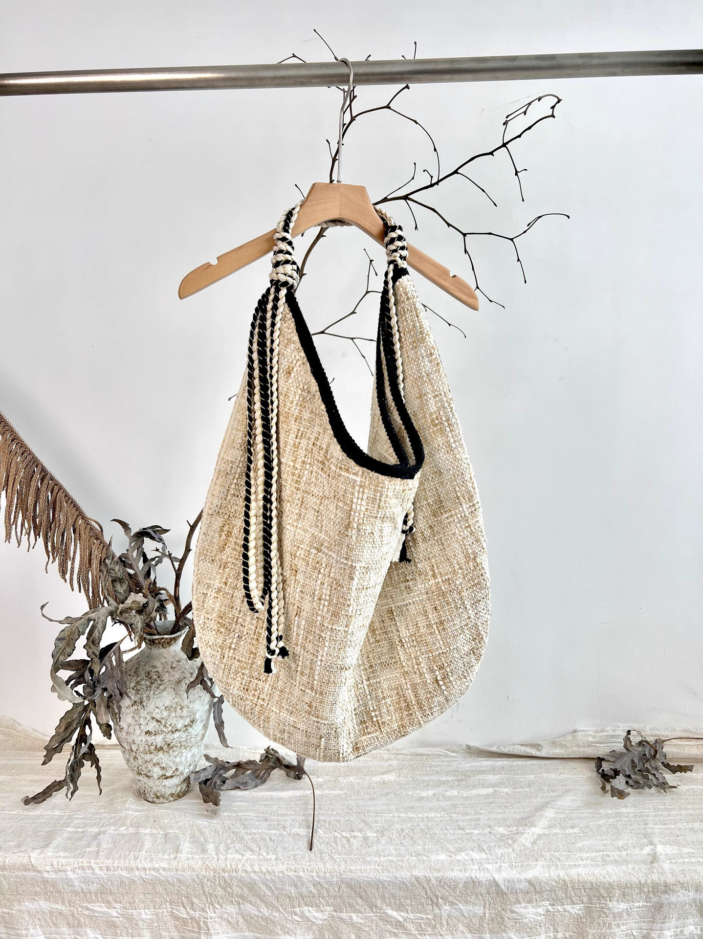 Top quality Brand High Quality New Style Designer Woven Tote Bag Style Woven Tape Patchwork Bucket Shoulder Handbag New Free Delivery Designer Bag