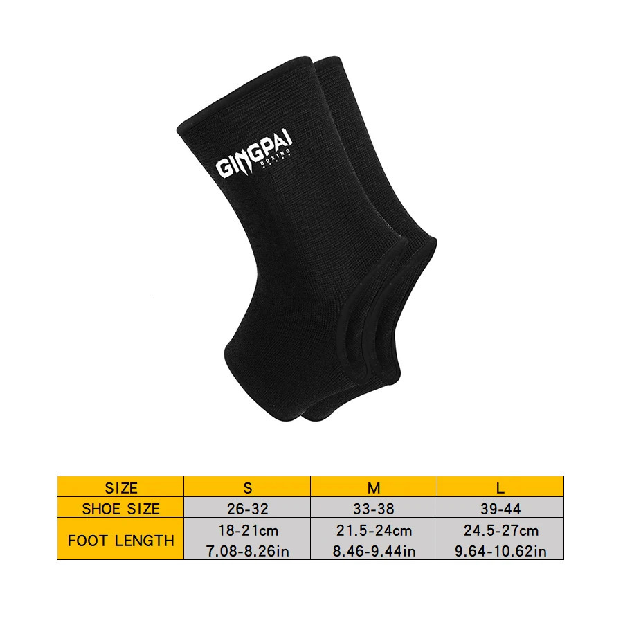 2pcs Boxing Ankle Brace Stretch Breathable Fighting Foot Protector Thai Combat Compression Socks Training 250530