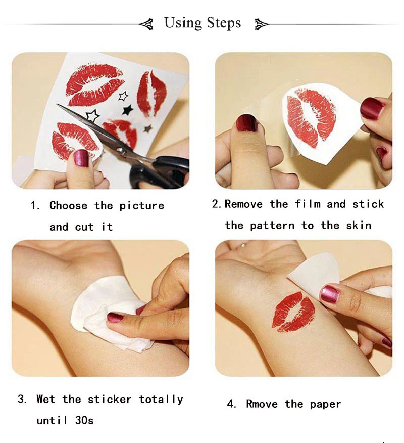 Maroon Henna Tattoo Stickers for Hand and Body Flower Temporary Tattoos for Women FakeTattoo for Wedding Festival 250530