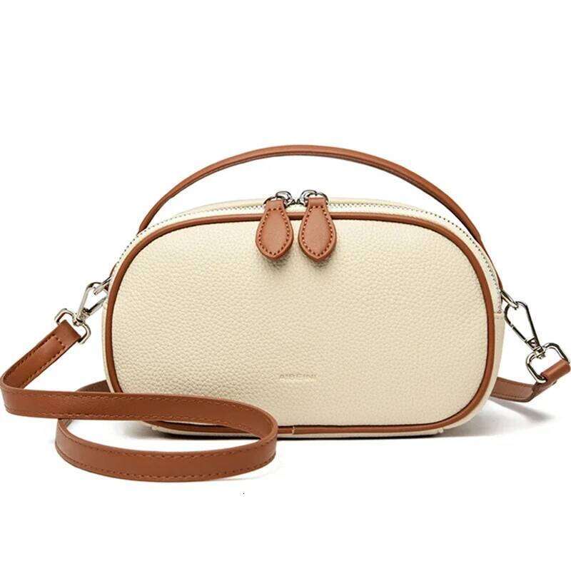 Brand Women Shoulder Bag Autumn New2024 Ladies Simple Leisure Handbag High Quality Leather Crossbody Bags Designer Purses