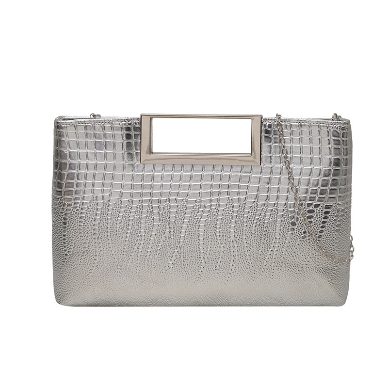 Free Shipping Designer Bag Women's 2025 New Crocodile Pattern Temperament Women's Chain Shoulder Crossbody Bag Handbag