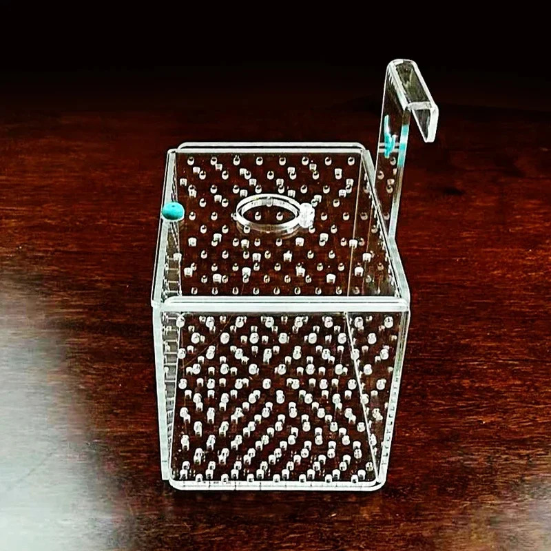 1mm/3mm Caliber Fish Tank Isolation Box Acrylic Aquarium Breeding Box Protection Small Fish Suspended Fry Incubation Box 250530