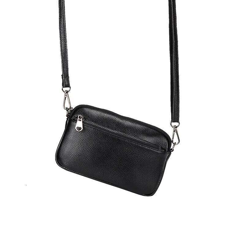Ranhuang New 2024 Women's Genuine Shoulder Small Messenger Casual Clutch Cow Leather Crossbody Bags B115