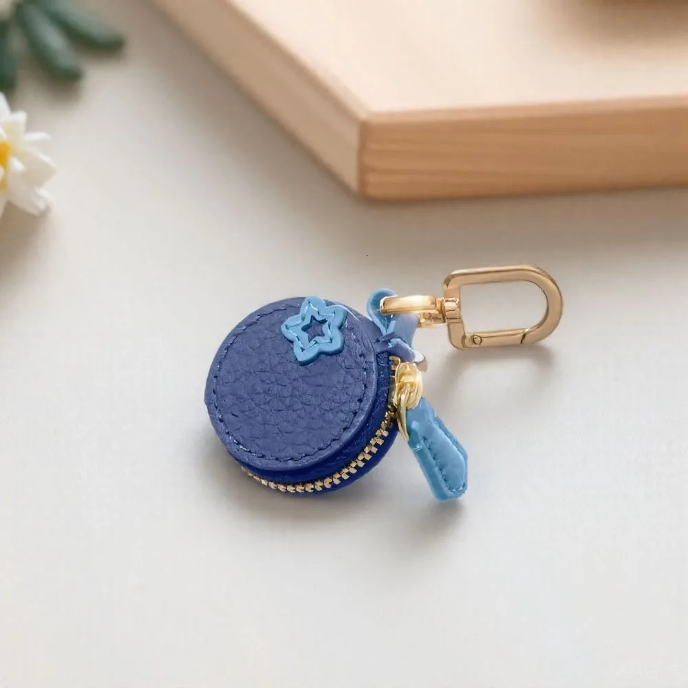 Change Bag Cherry Fruit Shape Coin Purse Cute Zipper Fruit Keychain Wallet Keychain Earphone Bag Women 250530