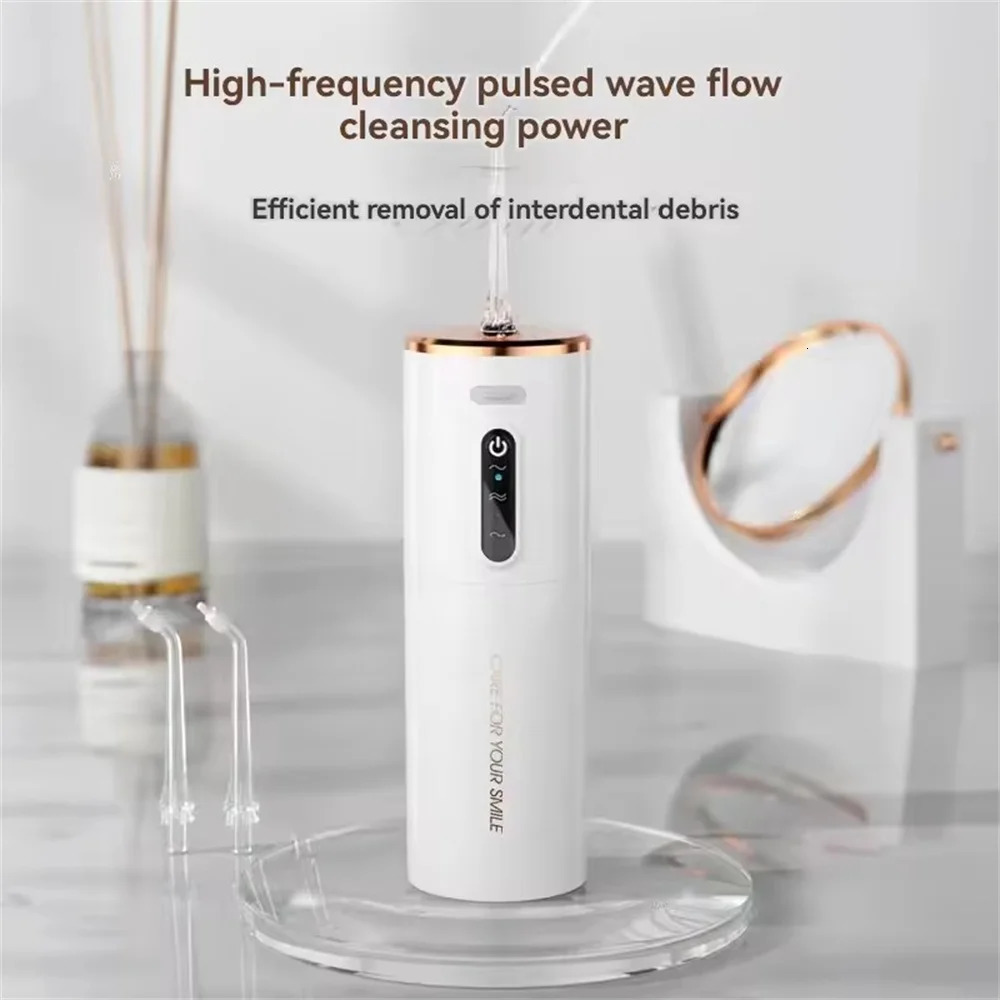 1 PCS Portable Water Floss USB Rechargeable Oral Irrigator 280ML Electric Tooth Cleaning Device 3 Modes Waterproof Irrigator 250530