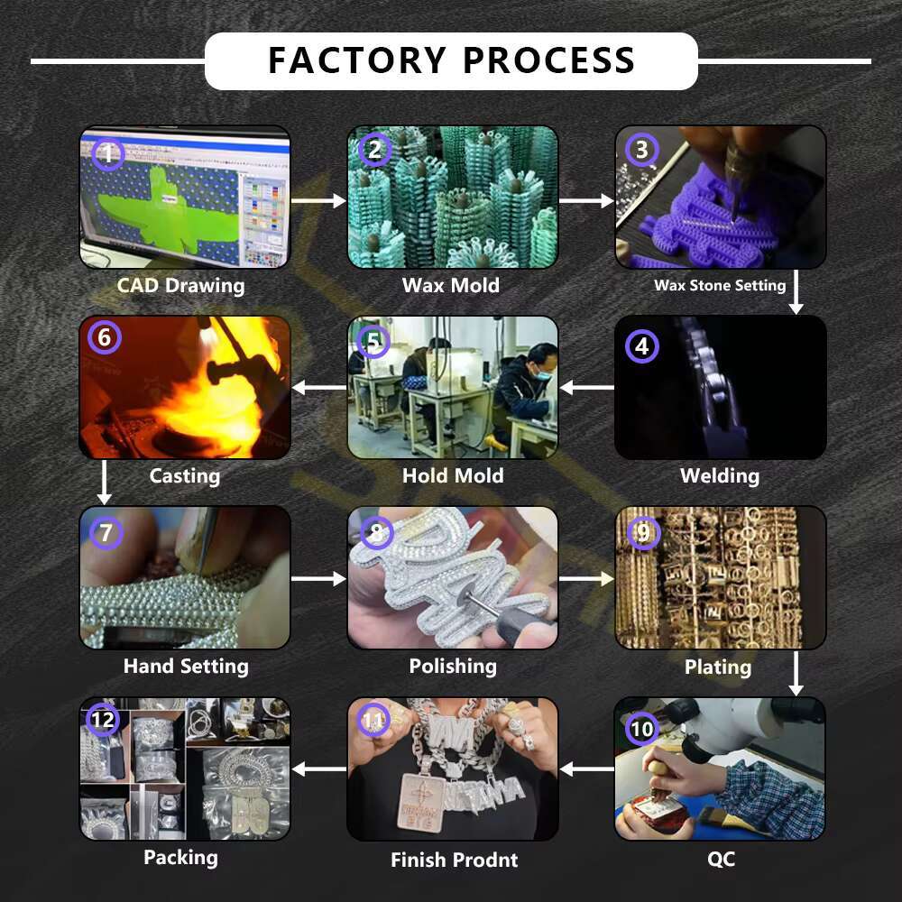 Trendy New Arrivals Custom Cross Pendant Necklace Charms Rapper 925 Sterling Silver VVS Moissanite Diamond Hip Hop Men Jewelry