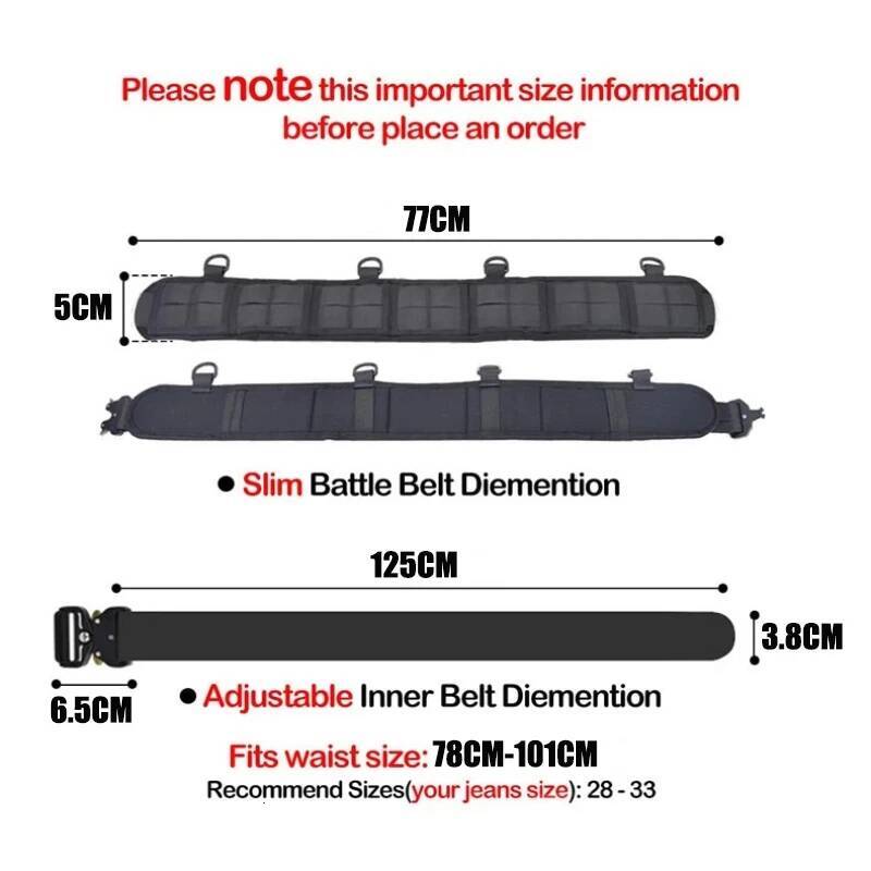 Genuine Tactical Quick Release Outdoor Military Metal Real Nylon Sports Accessories Men And Women Belt Set