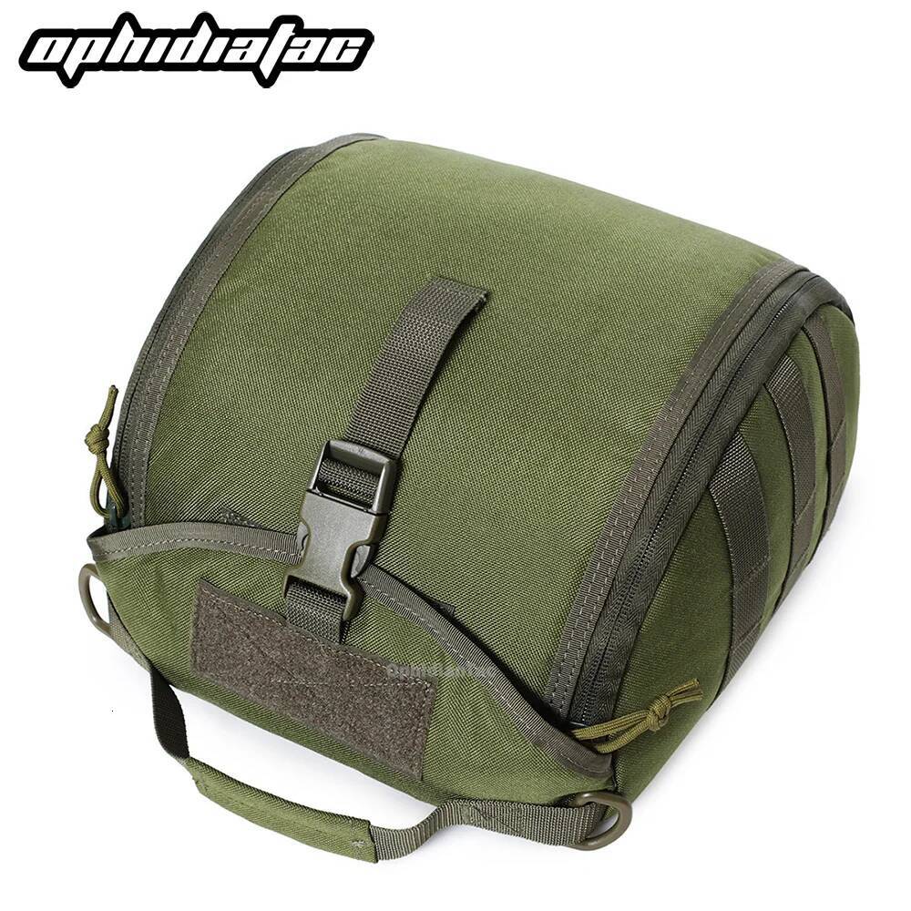 OPHIDIAN Airsoft Fast Cover MICH Helmet Anti-virus Carrier Mask Outdoor Storage Molle Bag Gear