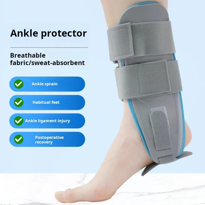 Ankle BraceStirrup Splint Adjustable Rigid Stabilizer for Sprains Tendonitis PostOp Cast Support and Injury Protection 250530