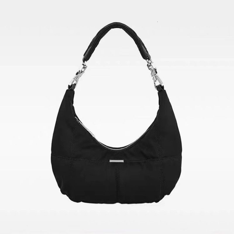 designer New Black Retro Hot Series Sunny Cloud Bag Niche Design Casual Fashion Crescent Bag Single Shoulder Underarm Bag