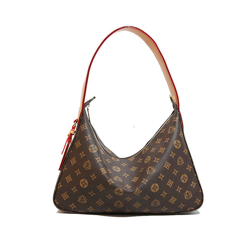 Single Shoulder High-End Feel Textured Print Underarm Large Capacity Commuter Women's Tote Bag