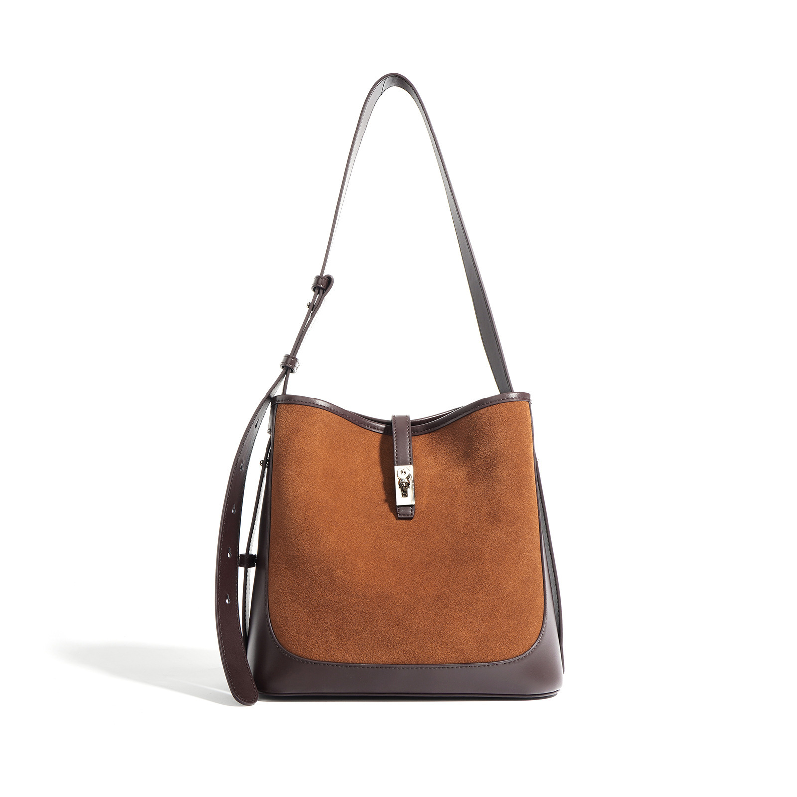 Top Brand High Quality New Style New Suede Leather Shoulder Bag Simple Large Capacity Genuine Leather Crossbody Bag Trendy Design New Free Delivery De