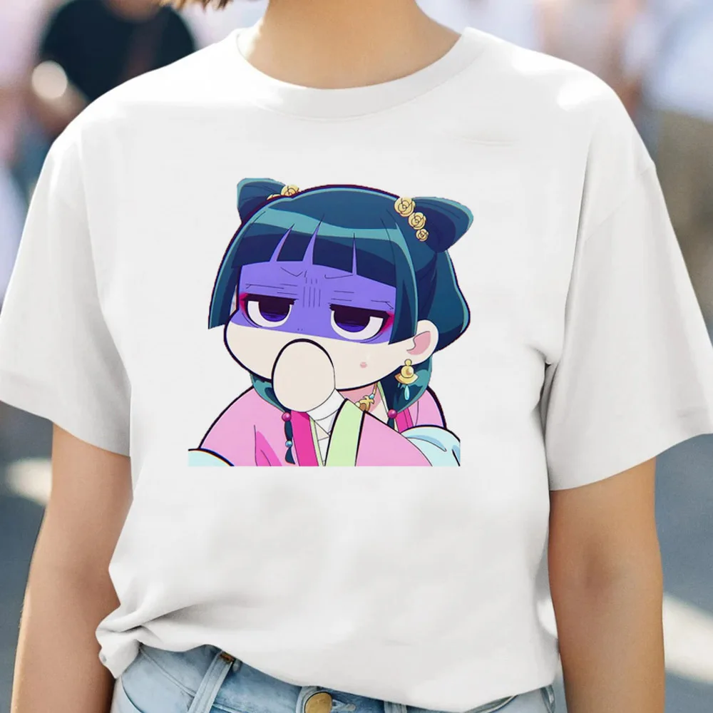 Apothecary Diaries shirt girl korean clothes 80s hip hop Digital University Gothic t-shirt Y2k Punk harajuku Comfortable